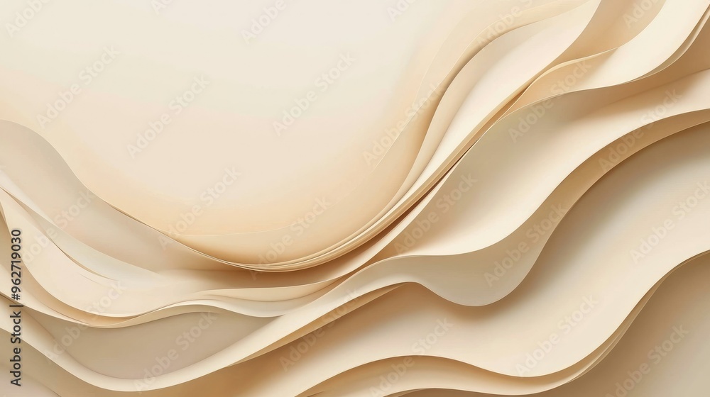 Beige hues in tranquil abstraction Beige hues in tranquil abstraction