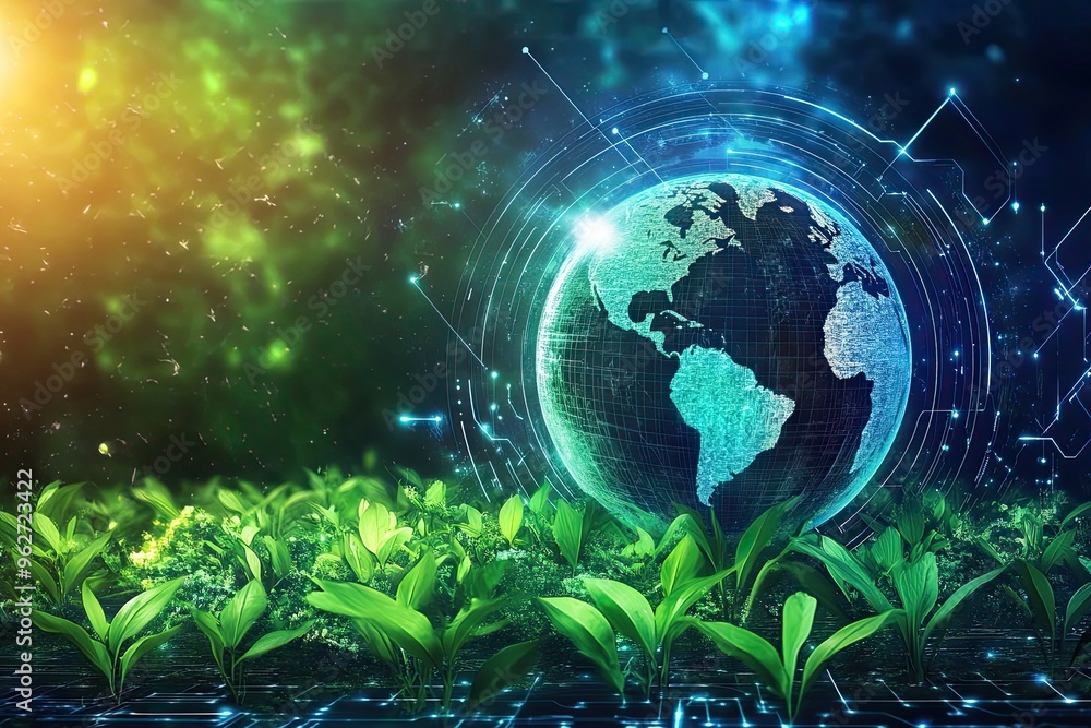 Environment technology.Abstract technology background.Vector illustration Environment technology.Abstract technology background.Vector illustration