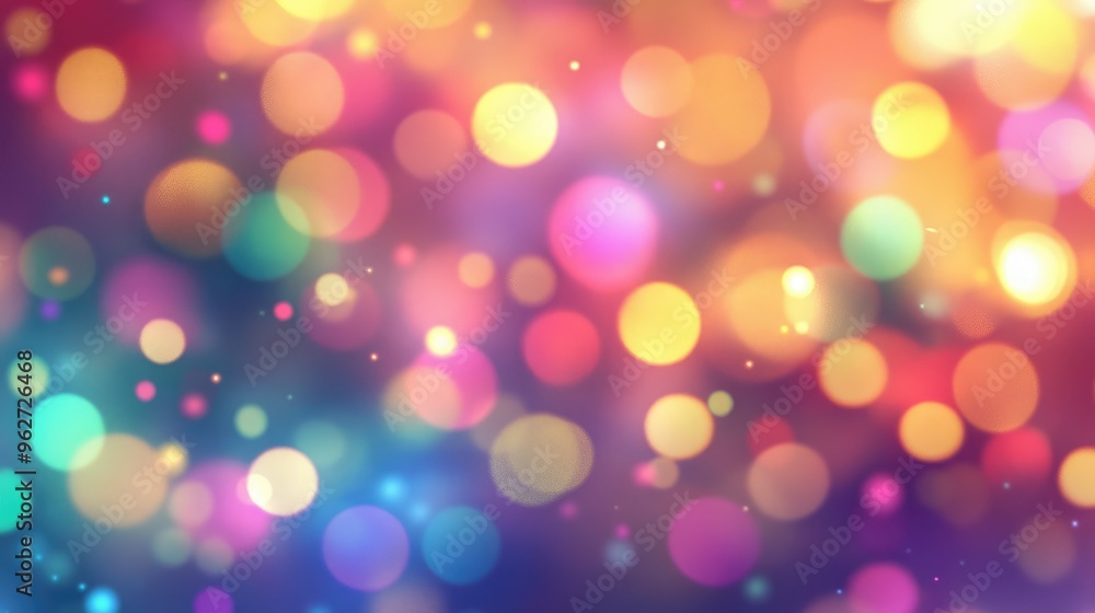 Colorful lights in a dreamy haze Colorful lights in a dreamy haze