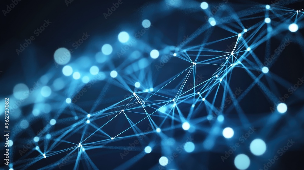Digital connections in abstract form Digital connections in abstract form