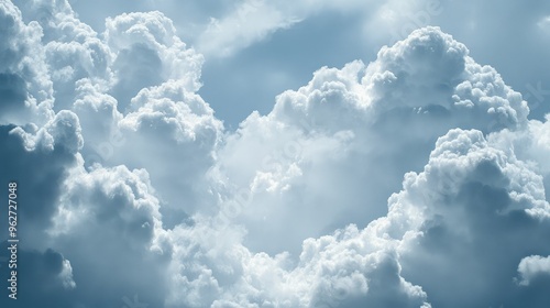 Ethereal clouds in abstract serenity