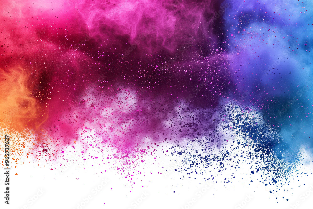 Fototapeta premium color splash holi powder