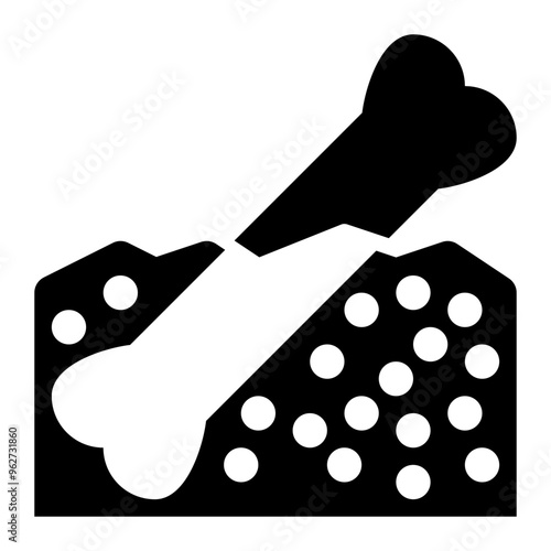 palaeontology, fossil, bones, science, paleontology, paleontological solid or glyph icon
