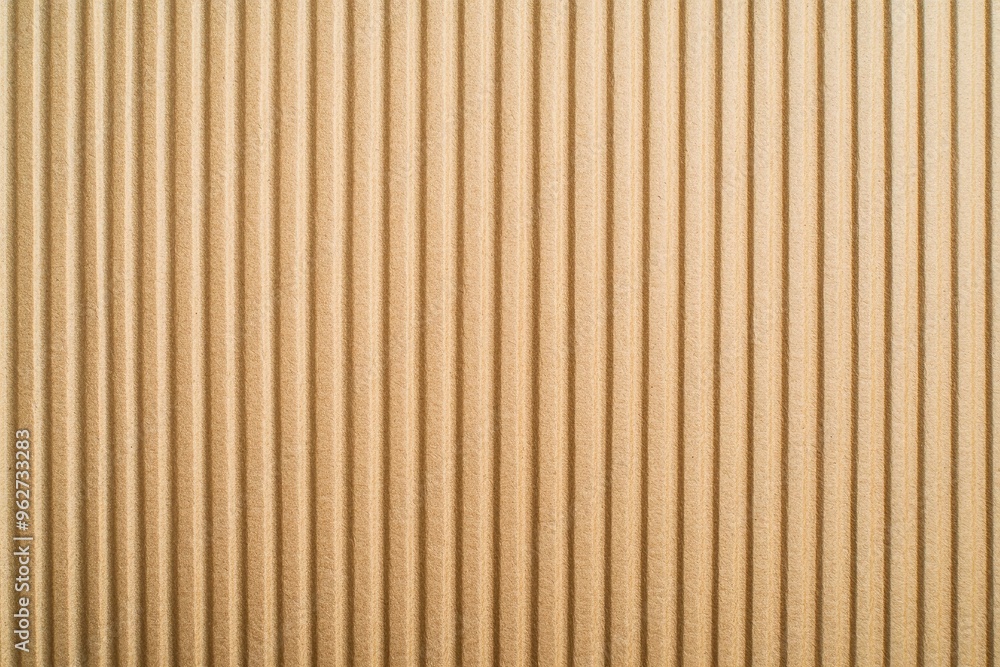 Abstract brown recycled paper background. Old Kraft paper texture box craft stripes pattern. top view , ai