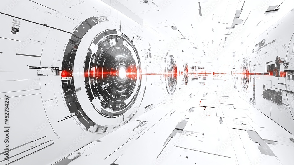 futuristic white technology hud interface with abstract graphic design style for innovative background templates futuristic white technology hud interface with abstract graphic design style for innovative background templates