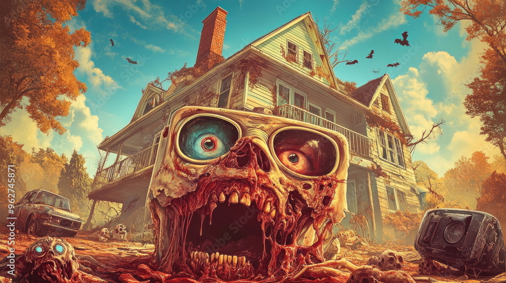 Obraz premium Zombie House.