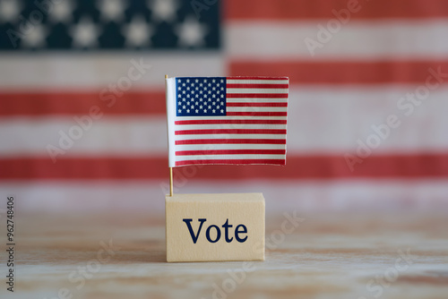 A concept image of Vote on election day photo