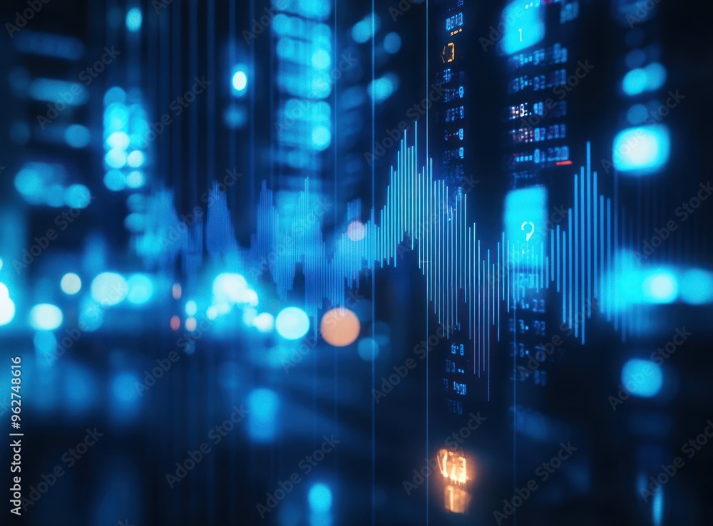 Financial Data Visualization on a Screen Financial Data Visualization on a Screen