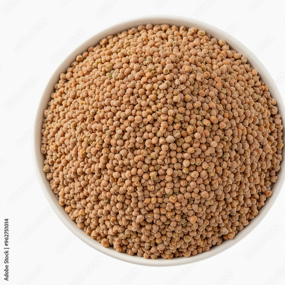 Buckwheat, isolated on white background Buckwheat, isolated on white background