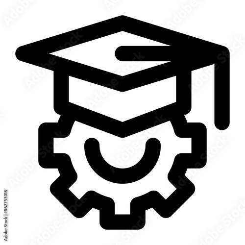 cooperative learning, cooperative education, bachelor, technics, education, engineering outline icon