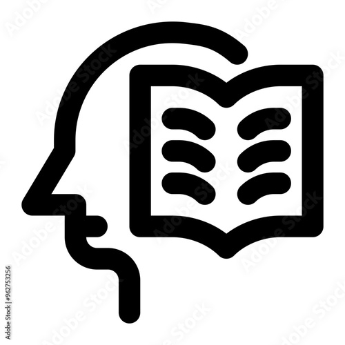 knowledge, education, information, study, learning, understanding outline icon