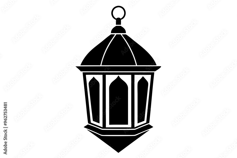 Islamic lantern silhouette, Islamic lantern light icon Islamic lantern silhouette, Islamic lantern light icon