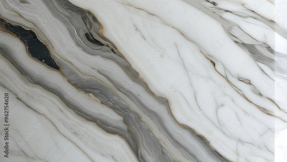 Obraz premium Carrara Marble: Timeless Elegance in Natural Stone Patterns and Textures