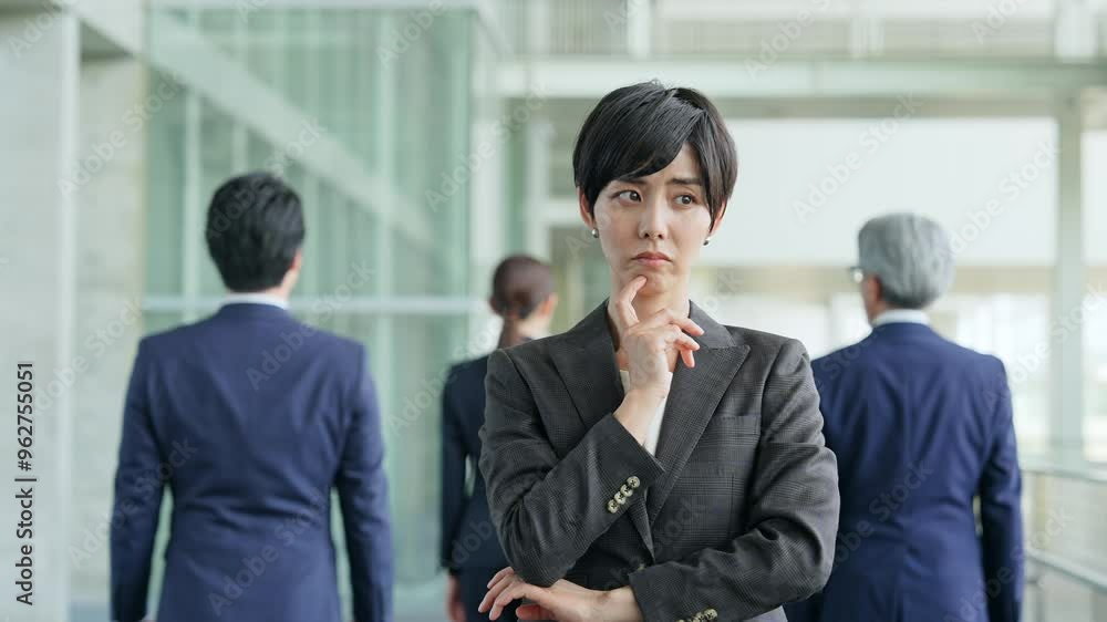 笑顔の女性ビジネスパーソン 笑顔の女性ビジネスパーソン