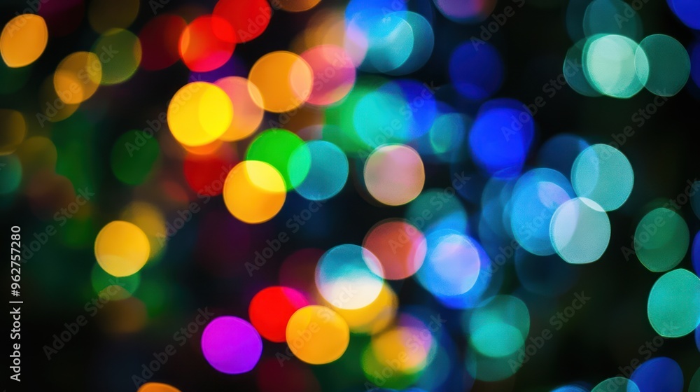 Abstract Colorful Lights Bokeh Background Abstract Colorful Lights Bokeh Background