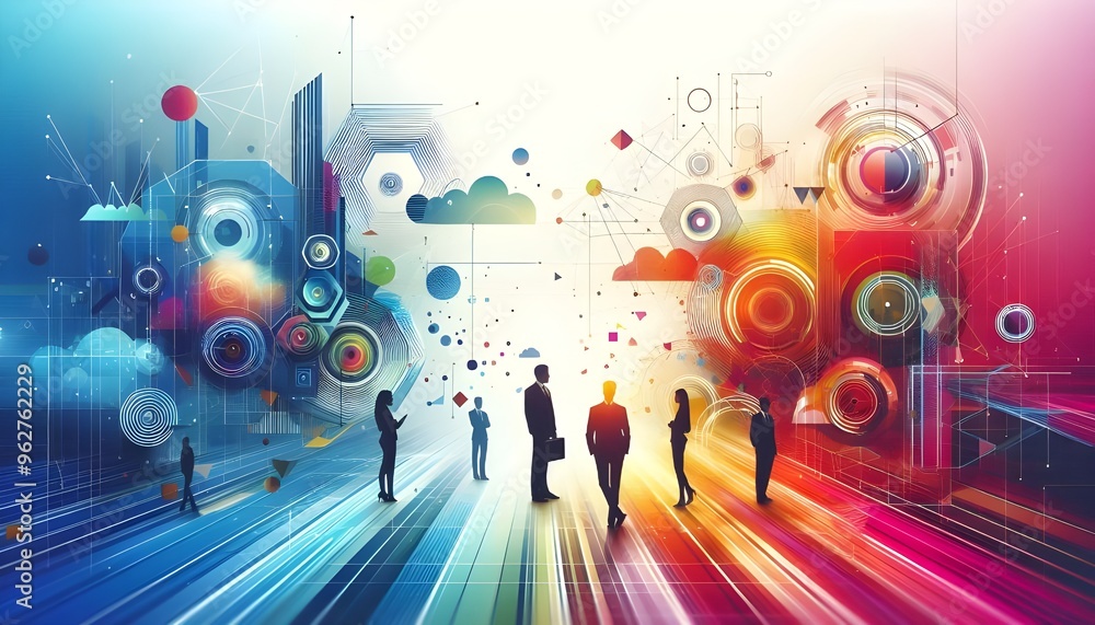 Abstract Modern Business Background Abstract Modern Business Background