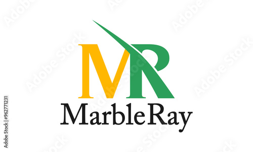  m r logo, m r letter, mr initials, abstract, vector, company, logo, design,
