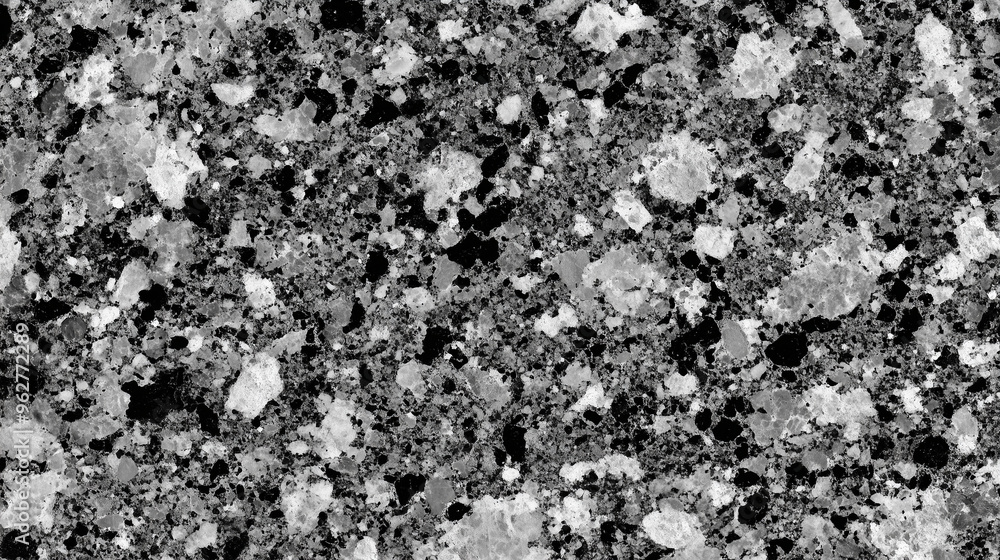 Granite stone texture in grayscale, rough natural surface Granite stone texture in grayscale, rough natural surface