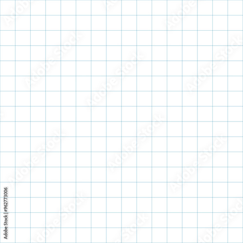 Clean simple grid paper graph paper vector background