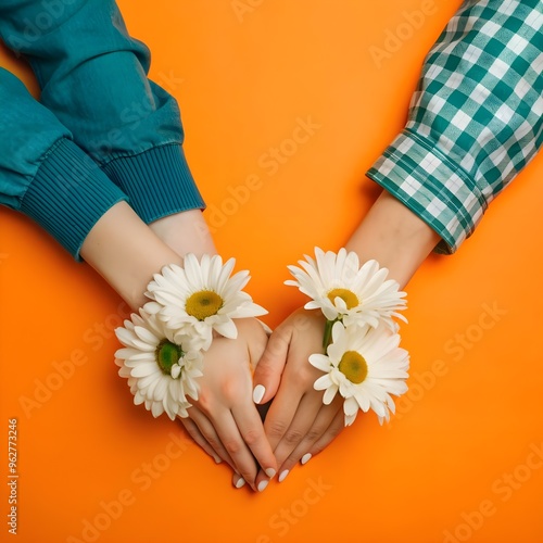 person holding a bouquet of flowers