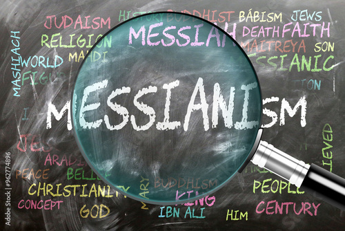 Φωτογραφία Messianism being studied, examined - under close inspection