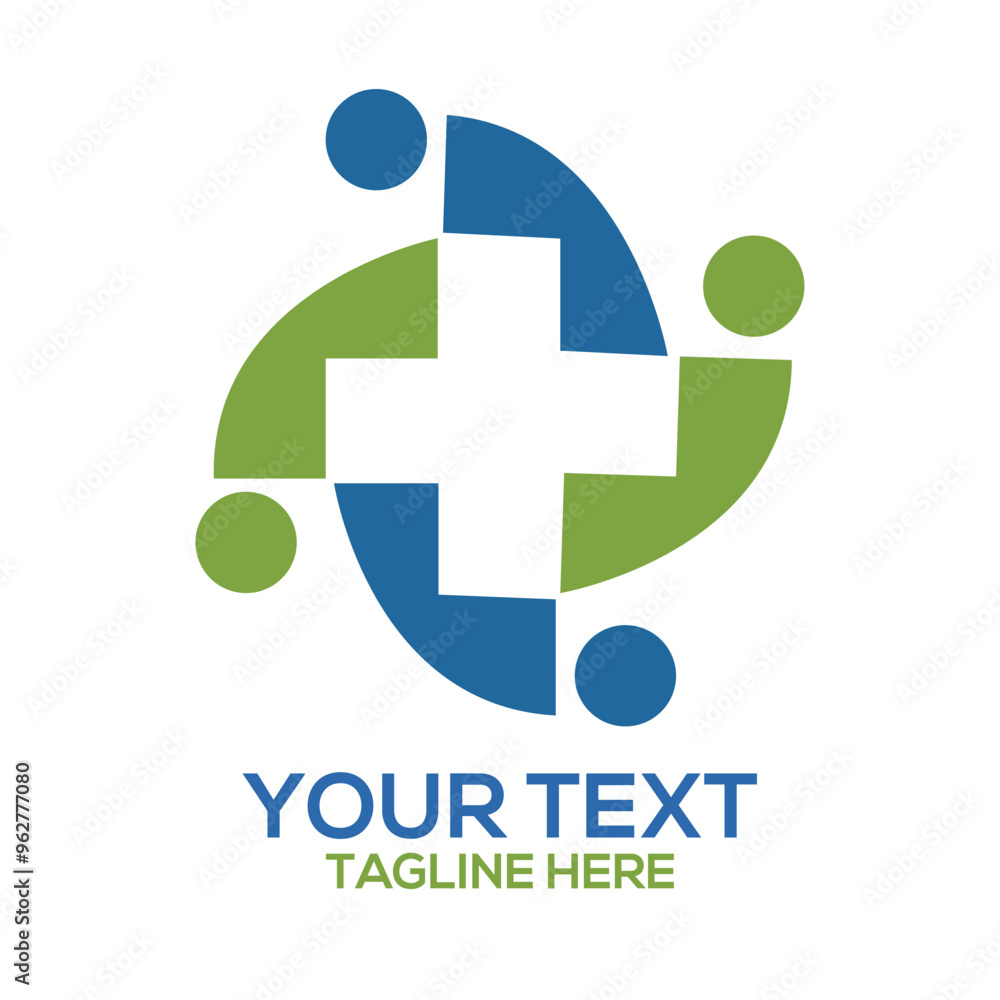 Obraz premium medical logo with symbol