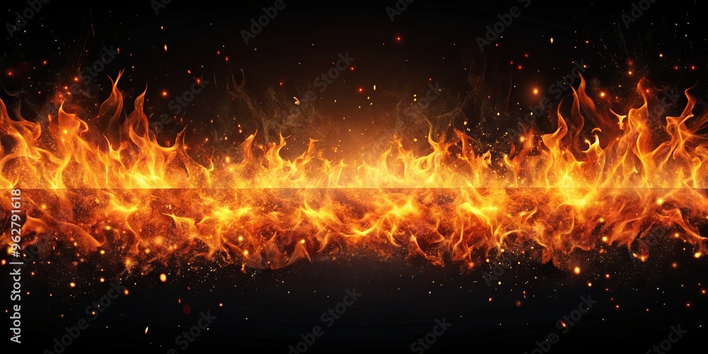 Blazing Inferno with Sparks and Smoke, Fire, Background, Design, fire, background, design Blazing Inferno with Sparks and Smoke, Fire, Background, Design, fire, background, design