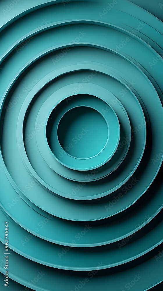 Abstract Turquoise Circular Background Abstract Turquoise Circular Background