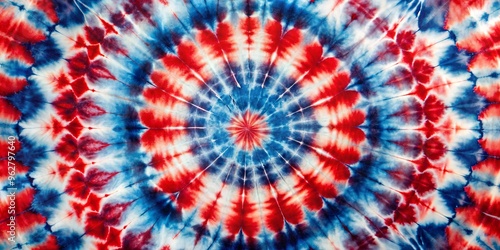 Red, White, and Blue Tie Dye Swirl, tie dye, pattern, swirl