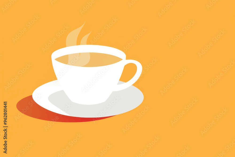 Steaming cup of hot coffee Steaming cup of hot coffee