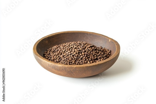 Seed container on a light background photo