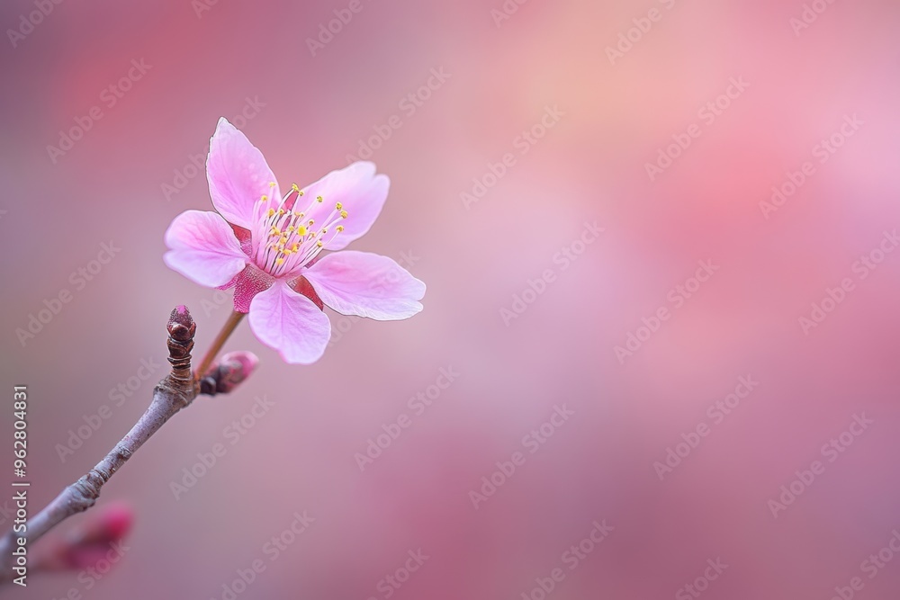 Delicate pink cherry blossom soft blurred background Delicate pink cherry blossom soft blurred background