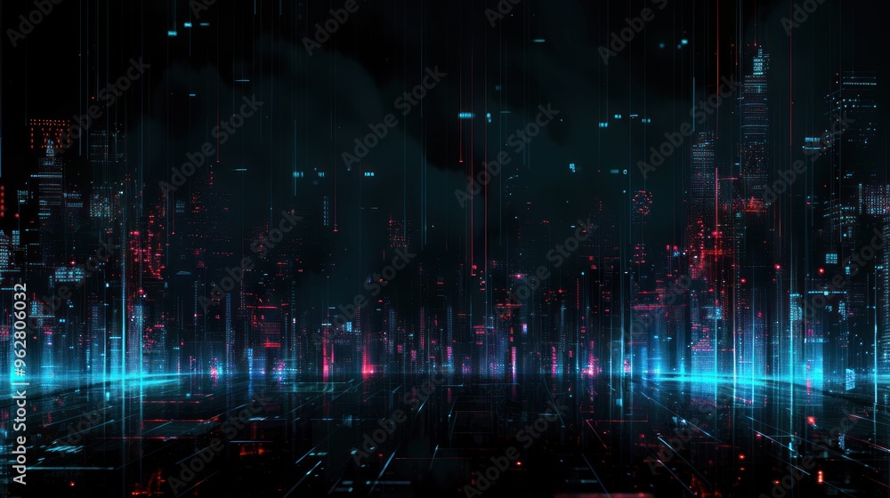 Cyberpunk Cityscape Cyberpunk Cityscape
