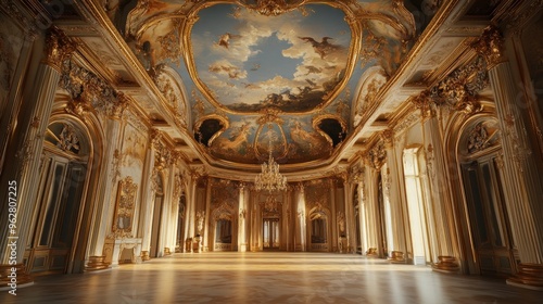 Grand Ballroom with Gilded Details
