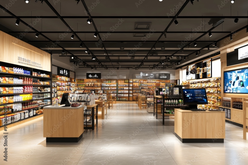 Modern Grocery Store Interior Design Modern Grocery Store Interior Design
