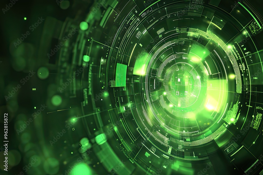 green technology futuristic and innovation background green technology futuristic and innovation background