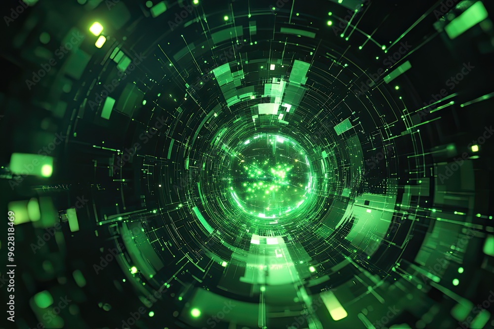 green technology futuristic and innovation background green technology futuristic and innovation background
