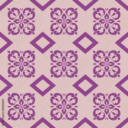 seamless pattern with flowers