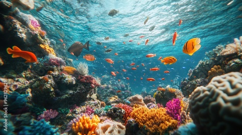 Vibrant Coral Reef Underwater