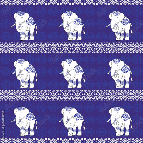 seamless pattern with elements