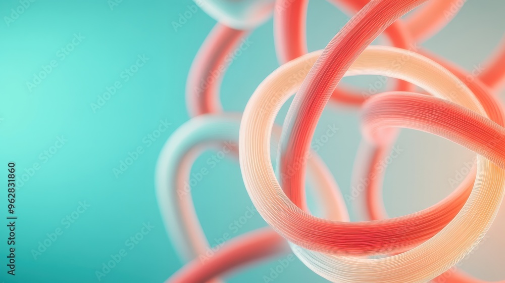 Vibrant Interlocking Rings of Light in Neon Hues Create a Dreamy and Contemporary Atmosphere Vibrant Interlocking Rings of Light in Neon Hues Create a Dreamy and Contemporary Atmosphere