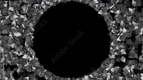 Black hole in a wall