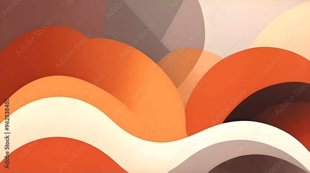 Modern abstract aesthetic background design, autumn, , art wallpaper, template,