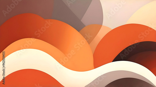 Obraz na płótnie Modern abstract aesthetic background design, autumn, , art wallpaper, template, w salonie