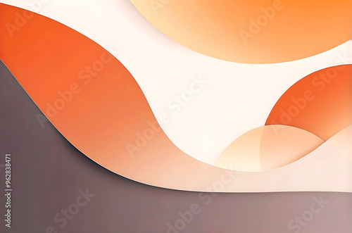Modern abstract aesthetic background design, autumn, , art wallpaper, template, waves