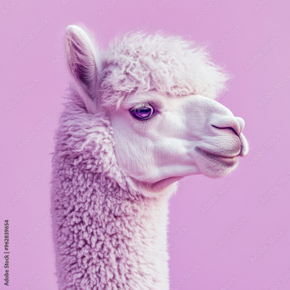 Obraz premium Fashionable alpaca