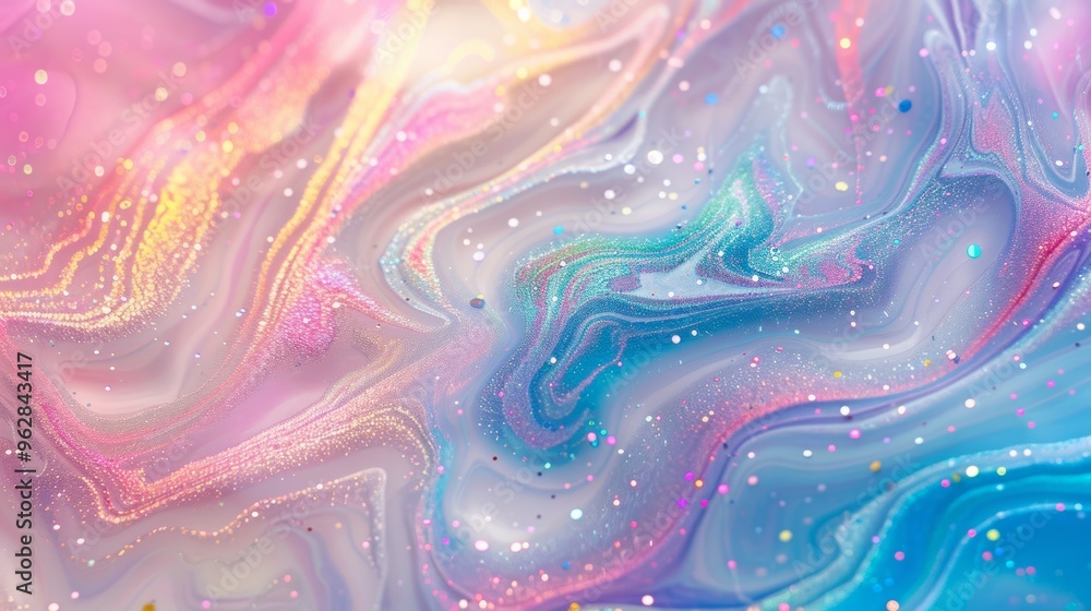 Rainbow marble background photo with glitter pattern Rainbow marble background photo with glitter pattern
