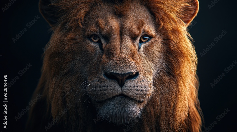 Majestic Lion Portrait Majestic Lion Portrait