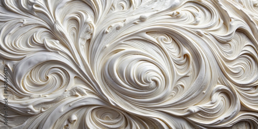 Whipped Cream Swirls Abstract Creamy Texture, Close-up, Whipped Cream, Cream, Texture Whipped Cream Swirls Abstract Creamy Texture, Close-up, Whipped Cream, Cream, Texture