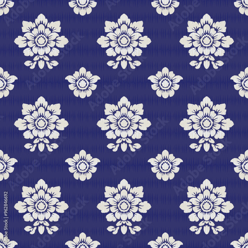 seamless pattern with snowflakes